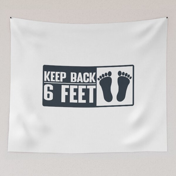 Item preview, Keep Back 6 Feet designed and sold by letsgoh.