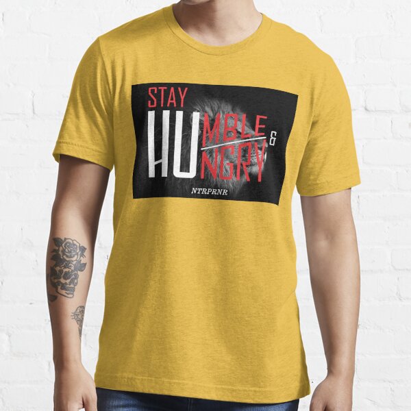 UrbanGlowCollection Short-Sleeve Stay Humble and Hungry T-Shirt