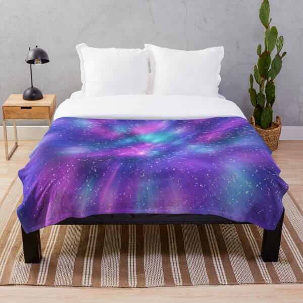 Cotton Candy Space Dreams (emariephotos001) Throw Blanket