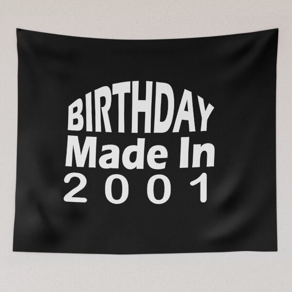 Item preview, Shirt Birthday Made In 2001 born vintage Birthday Born 2001 designed and sold by BoxHM.