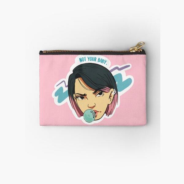 Item preview, Not Your Baby - 90s Pink Badass Girl designed and sold by Kati Kawaguchi.