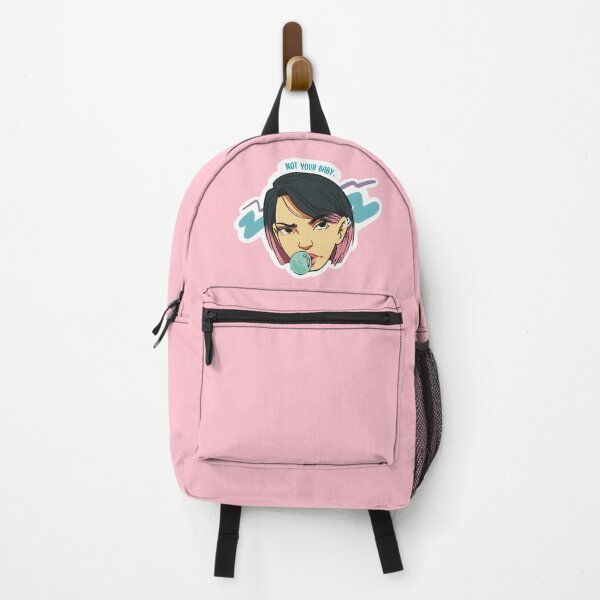 Item preview, Not Your Baby - 90s Pink Badass Girl designed and sold by Kati Kawaguchi.