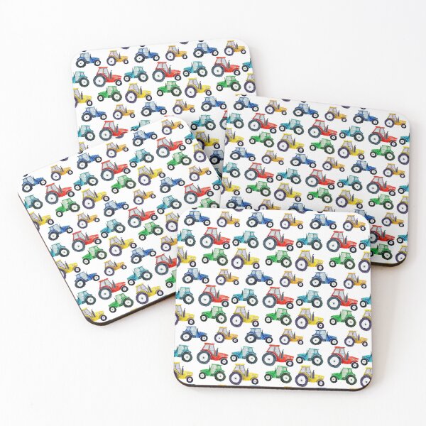 Item preview, Colourful tractors designed and sold by AmiWebster.