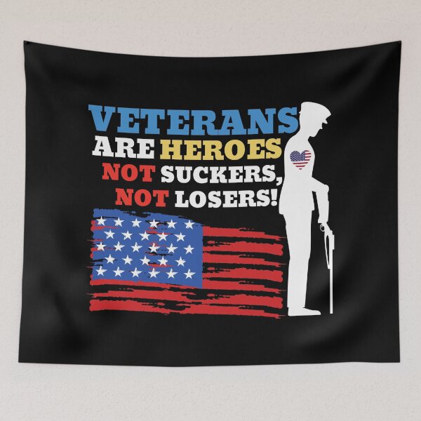 Item preview, Veterans Are Not Suckers Or Losers  designed and sold by ApparelFactory.