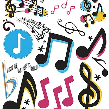 Artwork thumbnail, Music Notes Pattern by TeeZazzle