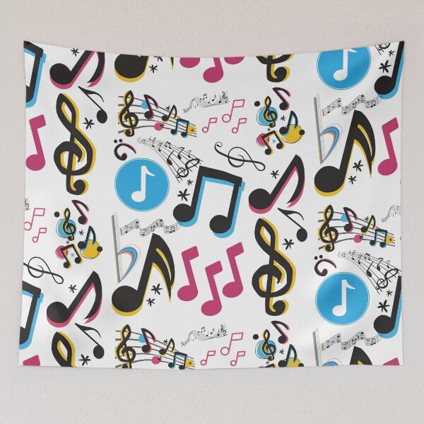 Item preview, Music Notes Pattern designed and sold by TeeZazzle.