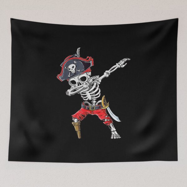 Item preview, Dabbing Skeleton Pirate T Shirt Halloween Kids Jolly Roger Gift For Men and Women, Gift Halloween Day, Thanksgiving, Christmas Day designed and sold by TemporaryTees.