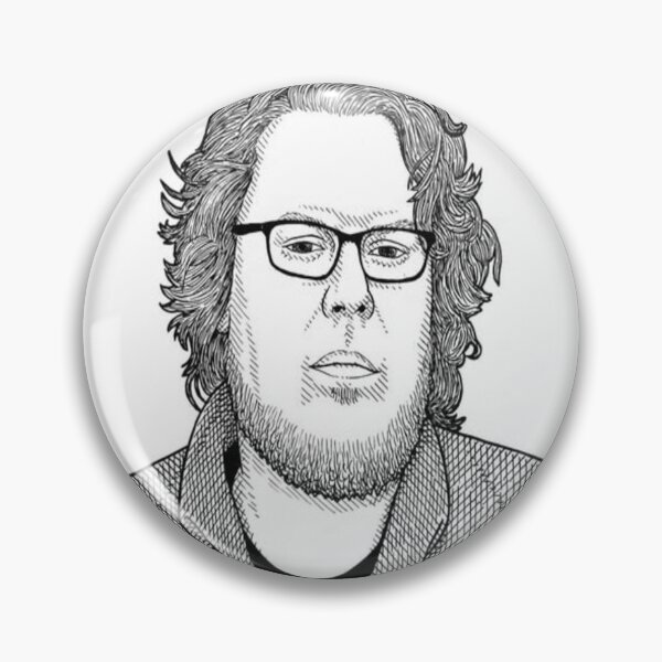 Item preview, Ink drawing of Chris Orrick designed and sold by WittyMillennial.