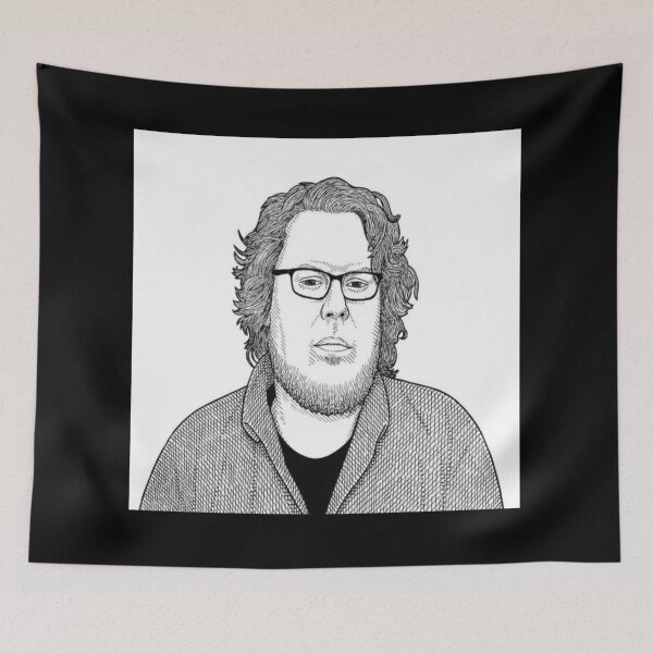 Item preview, Ink drawing of Chris Orrick designed and sold by WittyMillennial.