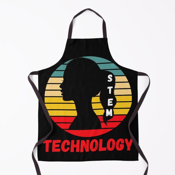 Artikelvorschau, STEM TECHNOLOGY RETRO SUNSET WOMEN IN TECHNOLOGY entworfen und verkauft von Hippiesole.