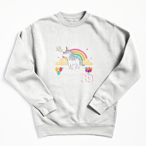 Aperçu de l'œuvre Chemise anniversaire licorne 39 ans créée et vendue par MYRayongShop.