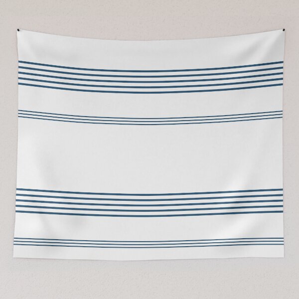 Item preview, Trendy Nautical Navy White Stripes Design designed and sold by EveStock.