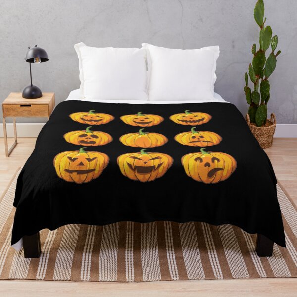 Item preview, PUMPKIN FACES EMOJI TYPE designed and sold by aesthytics.