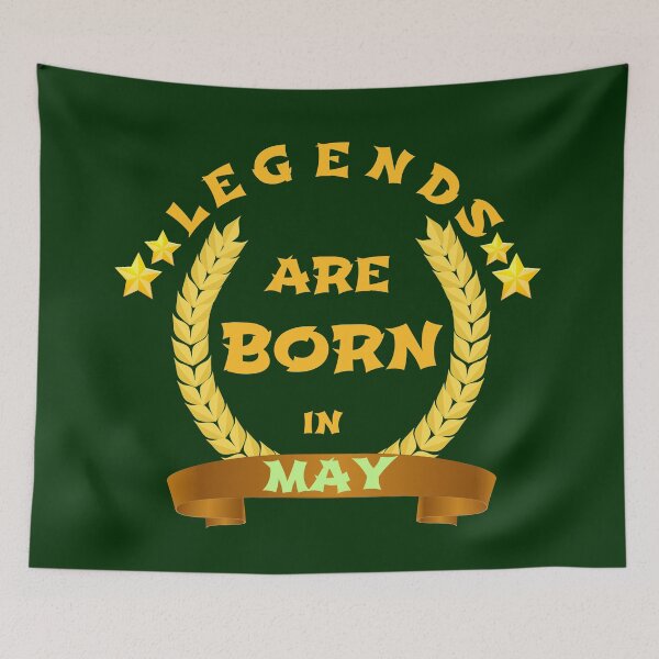 Item preview, Legends are born in May designed and sold by RueChiedza.