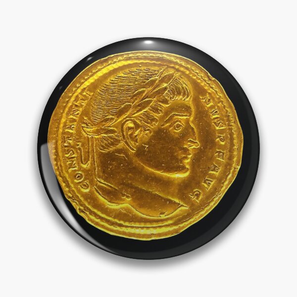 Artikelvorschau, Constantinus Roman Ancient Sammler Goldmünze Geschenk für Numismatiker entworfen und verkauft von conceptDVS.