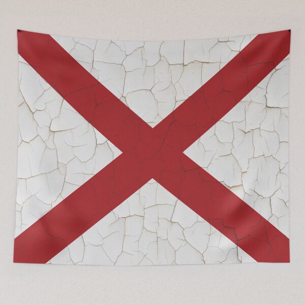 Item preview, Alabama Flag Grunge Wall designed and sold by TRowanDesign.