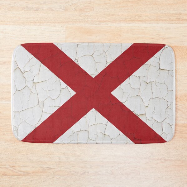 Item preview, Alabama Flag Grunge Wall designed and sold by TRowanDesign.