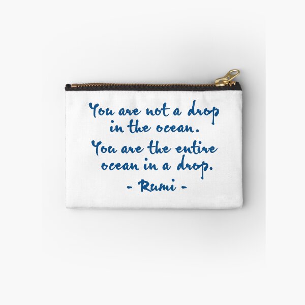 Item preview, Rumi Ocean in a Drop Quote designed and sold by caroKanta.