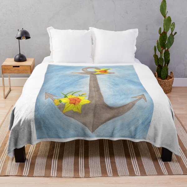 Item preview, Anchor with Daffodil designed and sold by OnWavesDesign8.