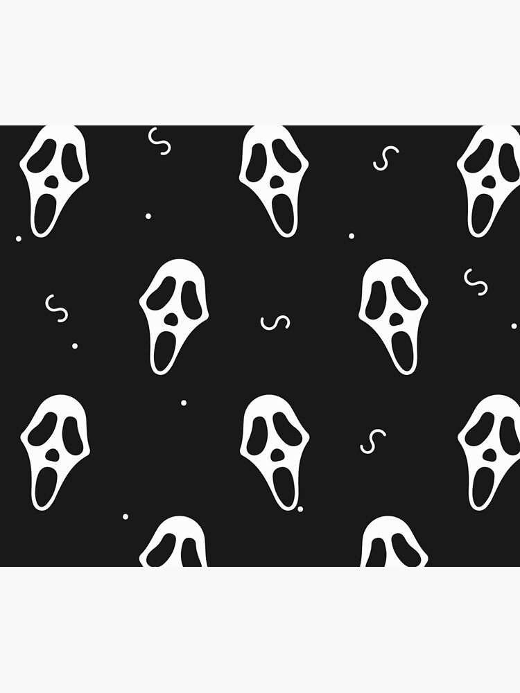 "Halloween town, scream, Friday 13th, continuous Halloween pattern