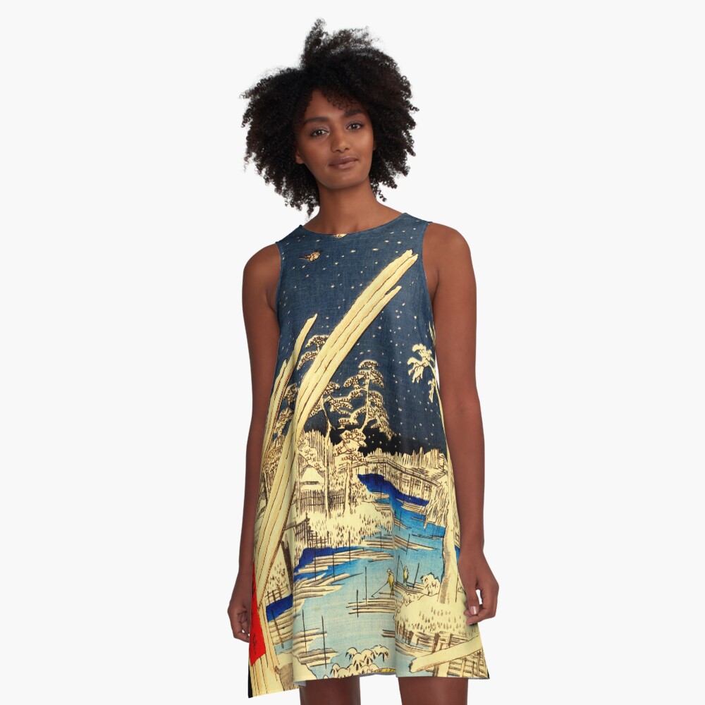 Item preview, A-Line Dress designed and sold by ukiyoeworld.