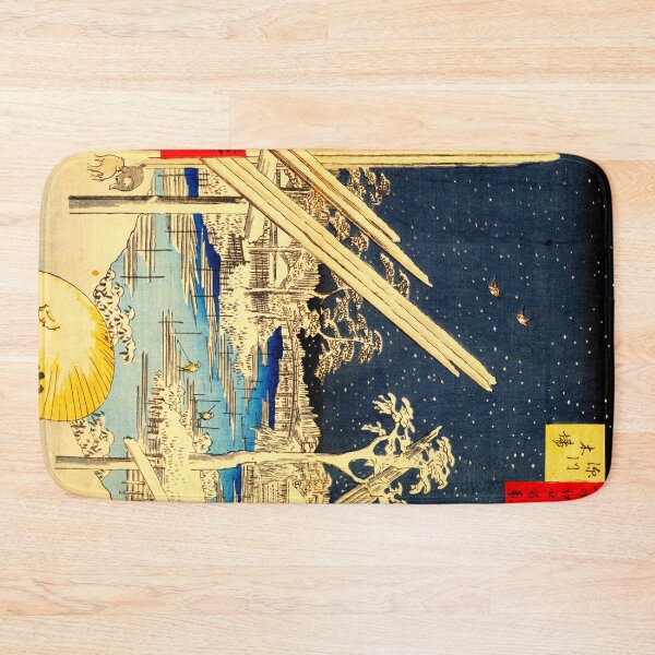 Item preview, "Fukagawa kiba" by Ando Hiroshige designed and sold by Ukiyo-e World.