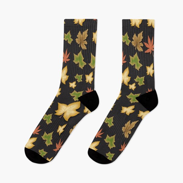 Item preview, abstract autumn leaves illustration pattern designed and sold by ErhanArt.