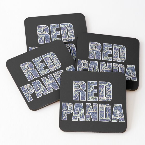 Item preview, Red Panda Wordcloud designed and sold by Cute  Pawz.