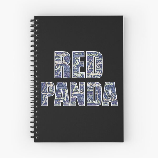 Item preview, Red Panda Wordcloud designed and sold by Cute  Pawz.