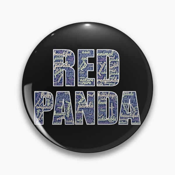 Item preview, Red Panda Wordcloud designed and sold by Cute  Pawz.