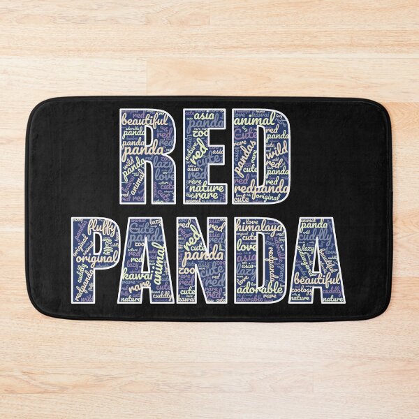 Item preview, Red Panda Wordcloud designed and sold by Cute  Pawz.