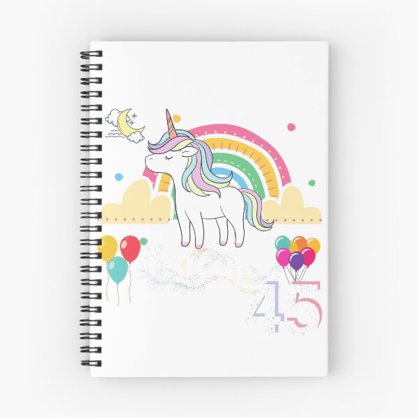 Item preview, Camiseta unicornio cumpleaños 45 años designed and sold by MYRayongShop.