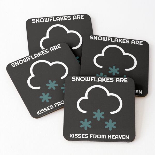 Item preview, SNOWFLAKES ARE KISSES FROM HEAVEN designed and sold by Ashalcheema.