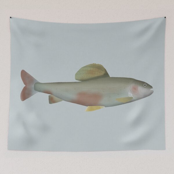 Item preview, Mongolian Grayling designed and sold by fishfolkart.