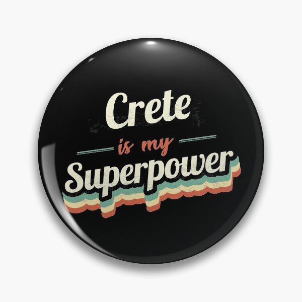 Item preview, Crete is my Superpower  designed and sold by Custom365.