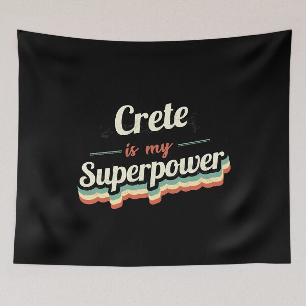 Item preview, Crete is my Superpower  designed and sold by Custom365.
