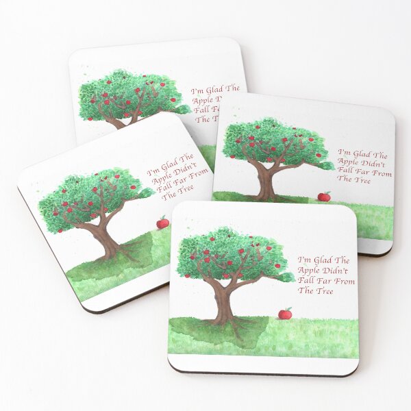 Item preview, I'm Glad The Apple Didn't Fall Far From The Tree designed and sold by OnWavesDesign8.
