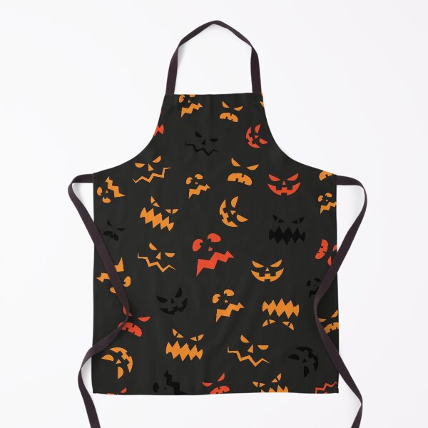 Item preview, Pumpkin faces pattern spooky halloween jack o lantern designed and sold by GoodyLeo.