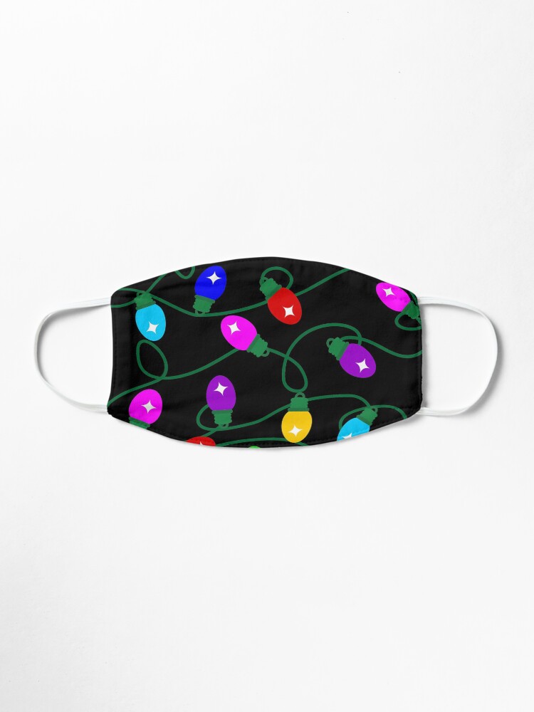 Alternate view of Christmas Lights -Let's Get Lit Xmas Lights- Merry & Bright Mask