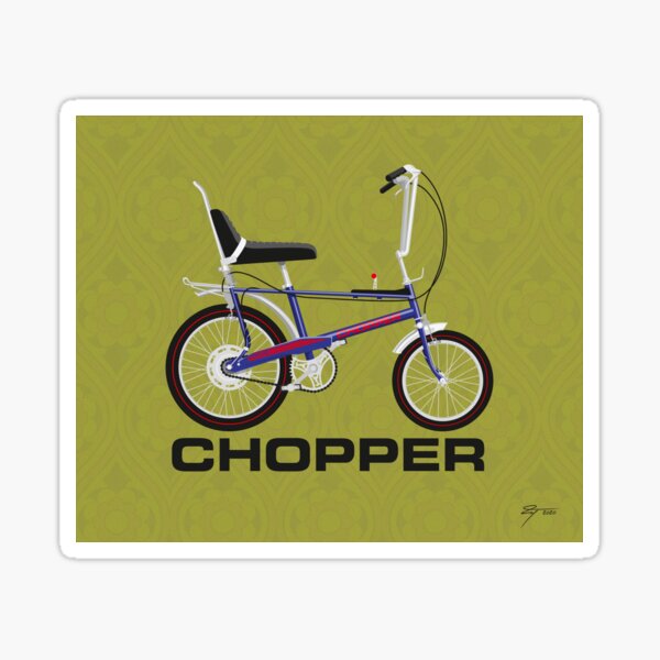 Raleigh best sale chopper stickers