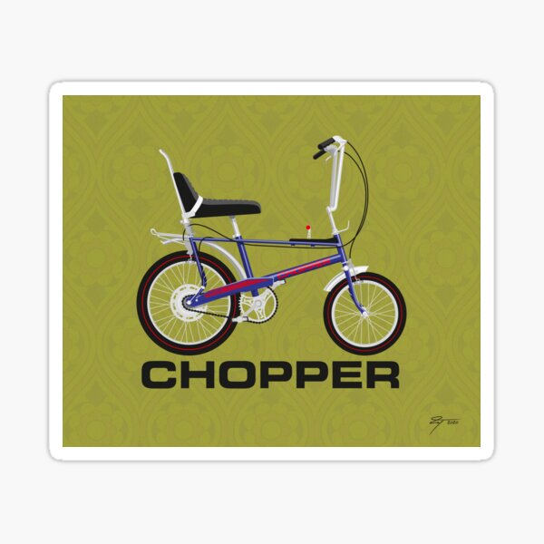 Item preview, Raleigh Chopper MK2, Ultra Violet designed and sold by Tunstall Illustration.