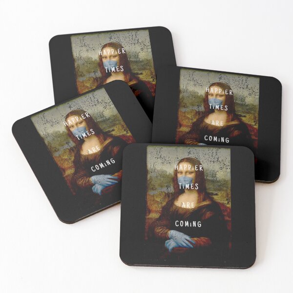 Item preview, Mona Lisa Happier Times Are Coming Meme designed and sold by Easyas.