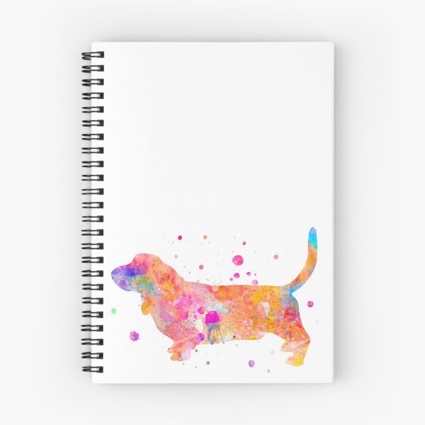 Artikelvorschau, Basset Hound Dog Aquarellmalerei entworfen und verkauft von MiaoMiaoDesign.