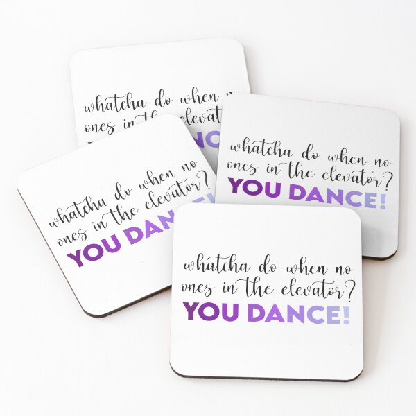 Item preview, Whatcha do when no one's in the elevator? YOU DANCE! (Purple Version) designed and sold by PensyLane.