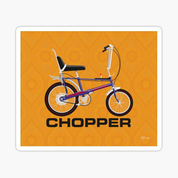 Item preview, Raleigh Chopper MK2, Ultra Violet designed and sold by Tunstall Illustration.