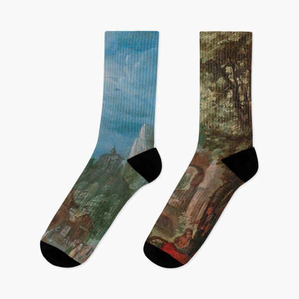 Item preview, Vintage Italian landscape art - antonie mirou designed and sold by Vintage Designs +.