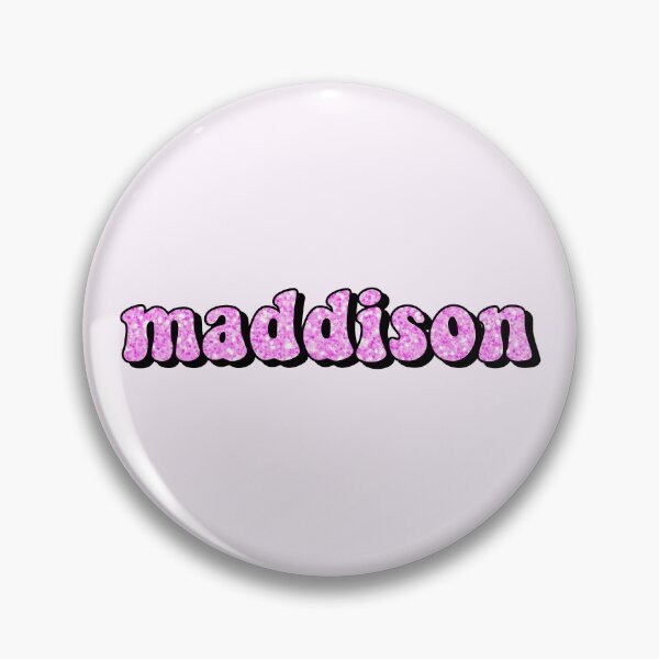 Item preview, aesthetic hot pink glitter maddison name designed and sold by STAR10008.