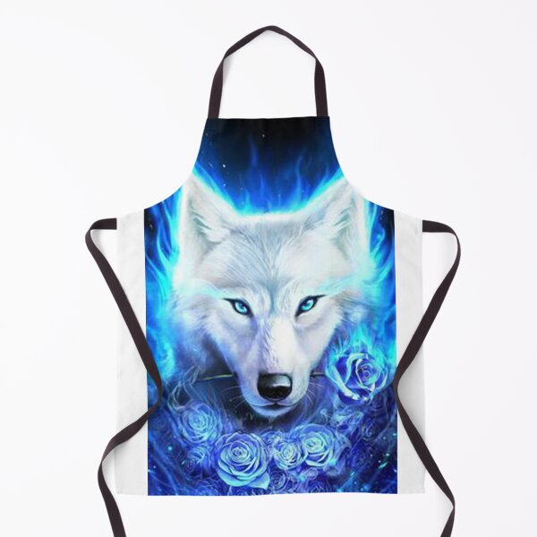 Item preview, Wolf in blue roses. designed and sold by Kyumi12.