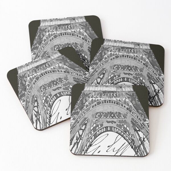 Item preview, Black & White Gustave Eiffel Tower designed and sold by Leoniedavinci.