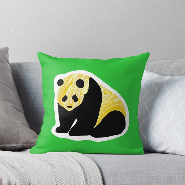 Item preview, Yellow marble effect panda designed and sold by ShadowstarArt.